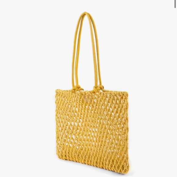 Clare V. Handbags - NEW Clare V. Sandy Tote Yellow